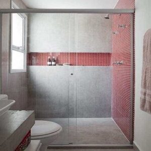 Box de Canto Incolor 90x90cm